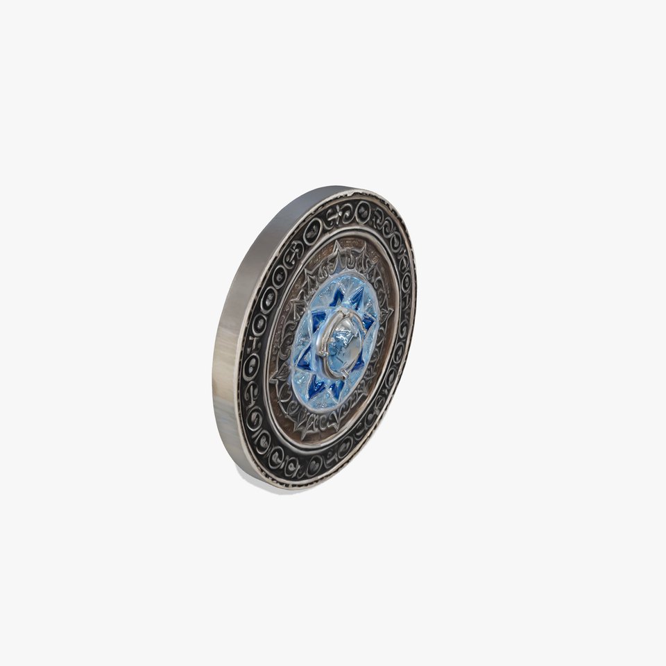Ornate Silver Medallion model pack